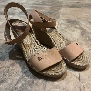 Women's Tory Burch Bima Espadrille Wedge Sandals size 8.5M